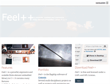 Tablet Screenshot of feelpp.org